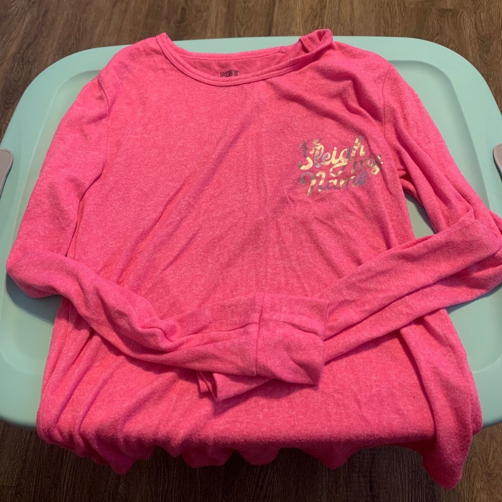 Pink VS pajama top
